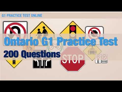 Navigating the G1 Ontario Test